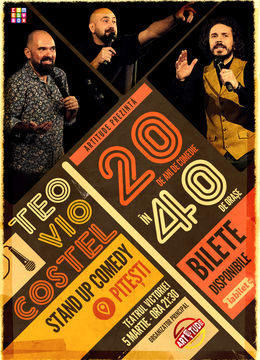 Pitesti: Teo, Vio și Costel - 20 de ani de comedie în 40 de orașe | Stand Up Comedy Show 2