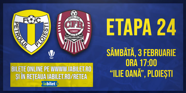 Ploiesti: FC Petrolul Ploiești vs CFR 1907 Cluj - Etapa 24 Superliga