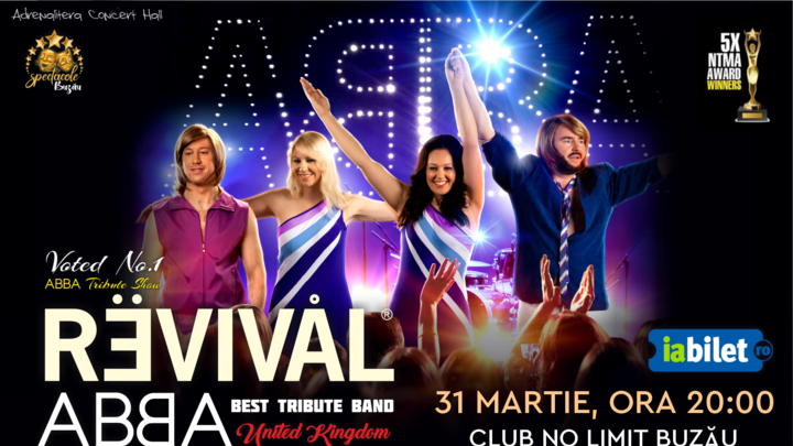 Buzau: Concert ABBA Tribute Band REVIVAL (UK)