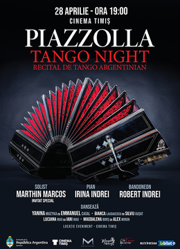 Timisoara: Piazzolla Tango Night - Recital de tango argentinian