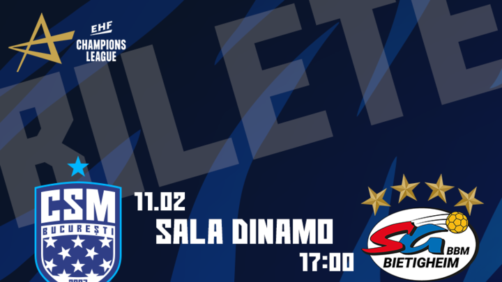 EHF CHAMPIONS LEAGUE, R13 - CSM București vs SG BBM Bietigheim