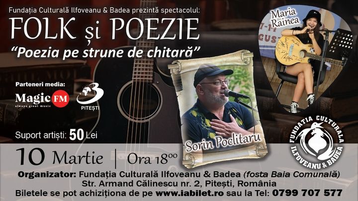 Pitesti:Poezie pe strune de chitara