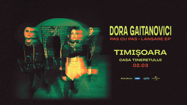 Timisoara:  Dora Gaitanovici  • Lansare EP „Pas cu pas”