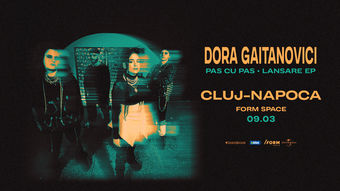 Cluj-Napoca:  Dora Gaitanovici  • Lansare EP „Pas cu pas”