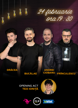 The Fool: Stand-up comedy cu Radu Bucălae, Drăcea, Andrei Ciobanu și Frînculescu