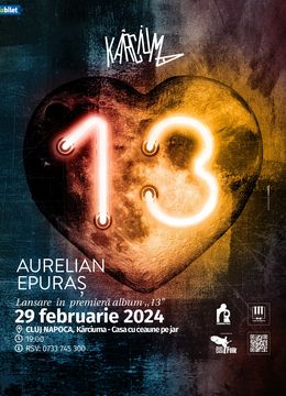 Cluj-Napoca: Concert Aurelian Epuras: Lansare album "13"