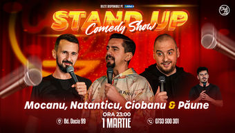 Stand Up Comedy cu Mocanu, Natanticu, Andrei Ciobanu - Florentin Păune la Club 99
