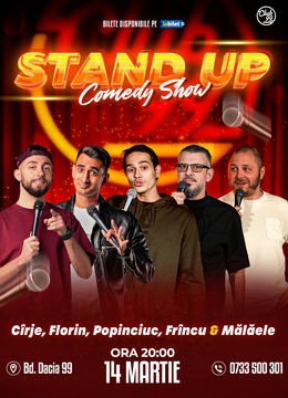 Stand Up Comedy cu Cîrje, Florin Gheorghe, Popinciuc, Frîncu & Mălăele la Club 99