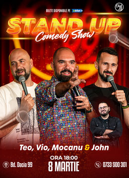 Stand up Comedy cu Teo, Vio, Mocanu - John la Club 99