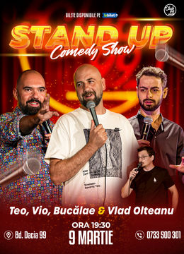 Stand up Comedy cu Teo, Vio, Bucălae - Vlad Olteanu la Club 99