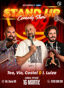 Stand up Comedy cu Teo, Vio, Costel - Ioana Luiza la Club 99