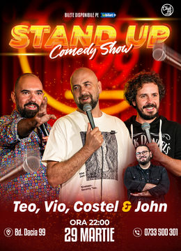 Stand up Comedy cu Teo, Vio, Costel - John la Club 99