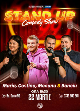 Stand Up Comedy cu Maria Popovici, Costina, Mocanu & Banciu la Club 99