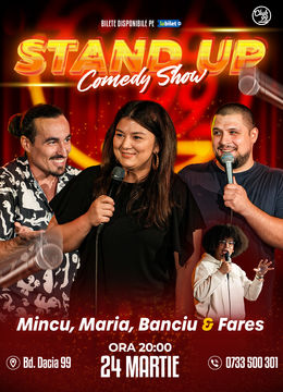 Stand Up Comedy cu Mincu, Maria Popovici, Banciu - Fares la Club 99
