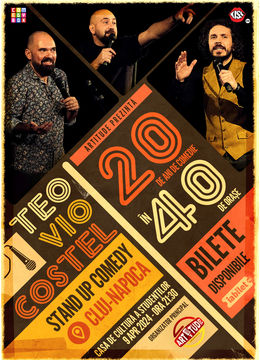 Cluj-Napoca: Teo, Vio și Costel - 20 de ani de comedie în 40 de orașe | Stand Up Comedy Show 3