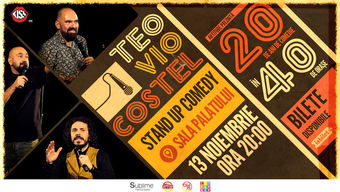 Teo, Vio si Costel - 20 de ani de comedie în 40 de orase | Stand Up Comedy Show @ Sala Palatului