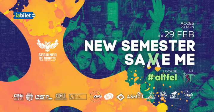 Timisoara: New semester, Save Me - Sesiunea de noapte @ #altfel
