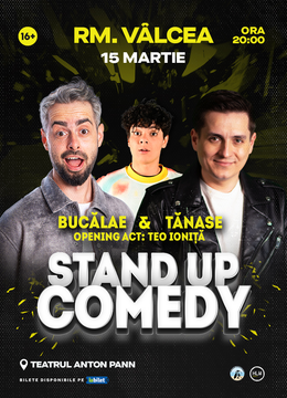 Rm. Vâlcea: Stand-Up Comedy cu Radu Bucălae și George Tănase