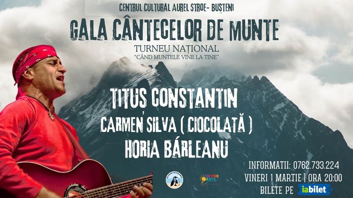 Busteni: Turneu Folk Titus Constantin & invitații | Gala Cantecelor de munte