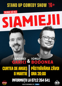 Curtea de Argeș: Andrei Garici & Ionuț Bodonea - Siamiejii | Stand Up Comedy Show