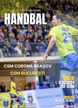Brasov: Handbal  Corona Brașov - CSM București