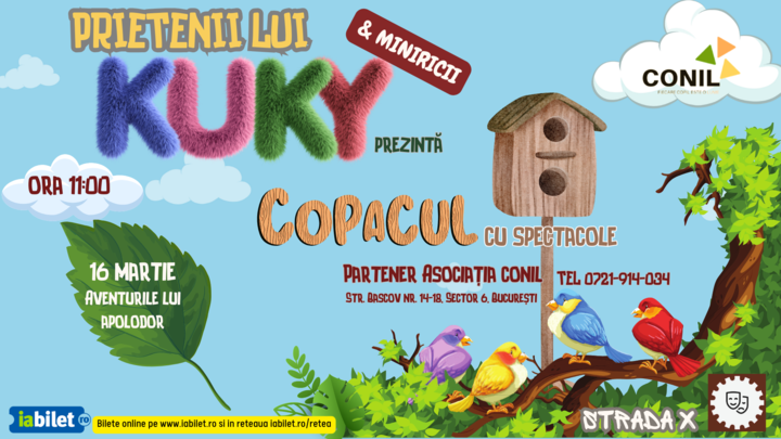 Miniricii & Prietenii lui KUKY– Copacul cu spectacole Aventurile lui Apolodor