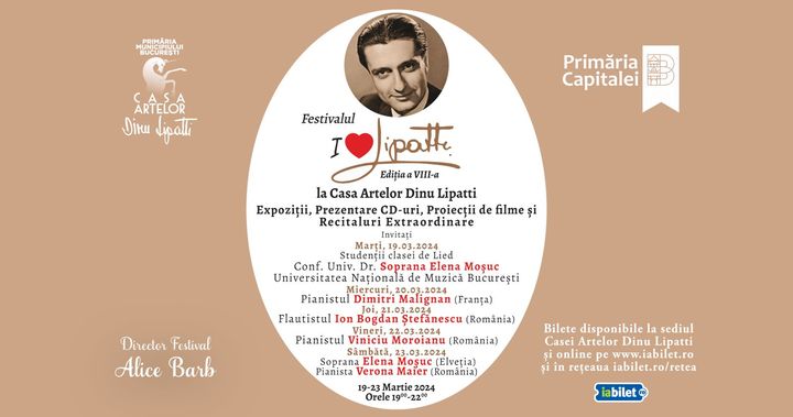 Festivalul "I Love Lipatti", Ediția a VIII-a - 20 Martie