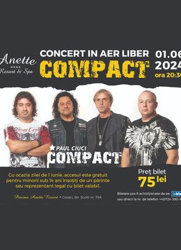 Covaci: Concert COMPACT - Paul Ciuci , pentru a 10-a oara la Anette