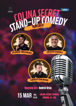 Cluj-Napoca: Colina Secret Stand-Up Comedy Night