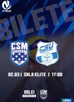 Divizia A1, volei feminin, Etapa 20: CSM București vs CSU Medicina Târgu Mureș