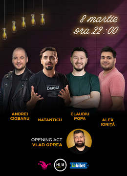 The Fool: Stand-up comedy cu Natanticu, Andrei Ciobanu, Claudiu Popa și Alex Ioniță