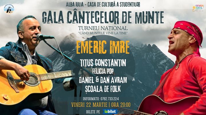 Alba Iulia: Turneu Folk Emeric Imre & Titus Constantin | Gala Cantecelor de Munte