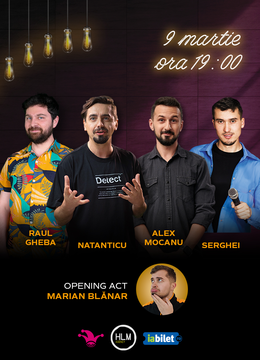 The Fool: Stand-up comedy cu Natanticu, Raul Gheba, Alex Mocanu și Serghei