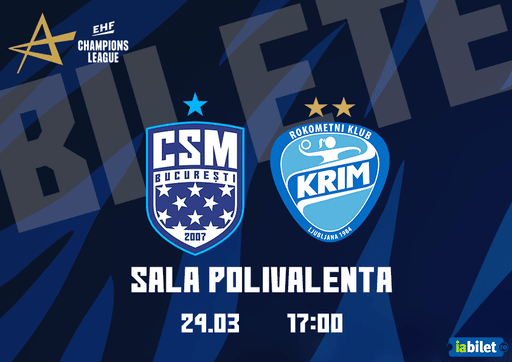 EHF Champions League, Play-offs: CSM București vs Krim Mercator Ljubljana