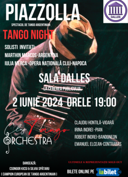 Piazzolla Tango Night: special guest - Marthin Marcos & Iulia Merca
