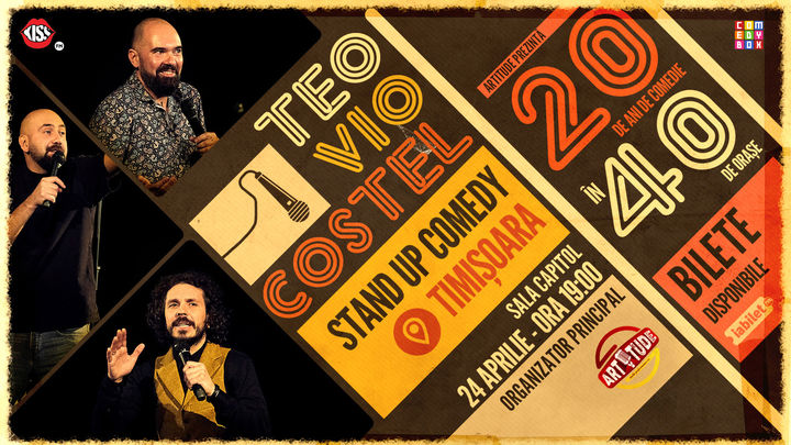 Timișoara: Teo, Vio și Costel - 20 de ani de comedie în 40 de orașe | Stand Up Comedy Show 3