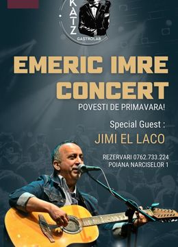Emeric Imre Concert | Special Guest JIMI EL LACO