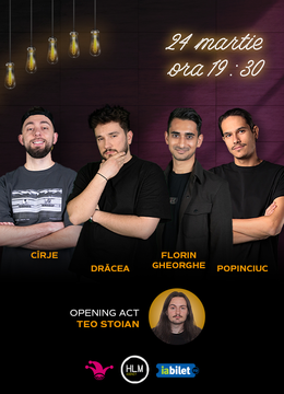 The Fool: Stand-up comedy cu Drăcea, Cîrje, Florin Gheorghe și Mirel Popinciuc