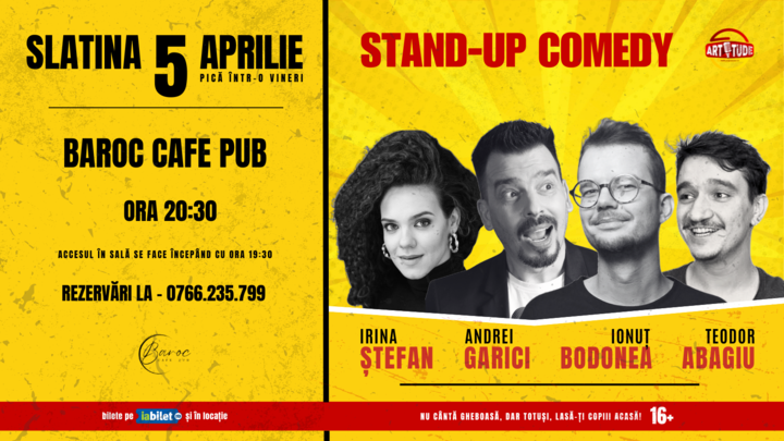 Slatina: Garici, Bodonea, Teodor Abagiu & Irina Stefan | Stand Up Comedy Show