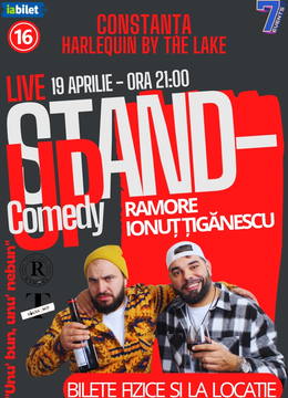 Constanța: Stand-Up Comedy cu Ramore și Ionuț Țigănescu - "Unu' bun, unu' nebun"