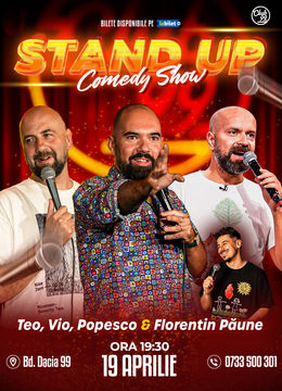Stand up Comedy cu Teo, Vio, Popesco - Florentin Păune la Club 99