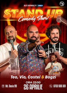 Stand up Comedy cu Teo, Vio, Costel - Bogzi la Club 99
