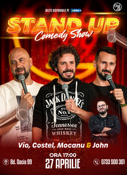 Stand up Comedy cu Vio, Costel, Mocanu - John la Club 99
