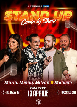 Stand Up Comedy cu Maria Popovici, Mincu, Mitran & Mălăele la Club 99