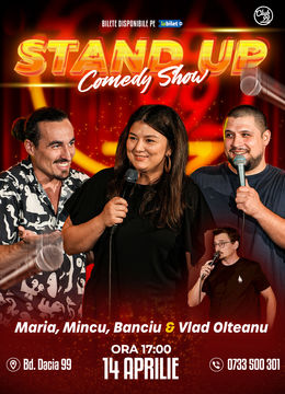 Stand Up Comedy cu Maria Popovici, Mincu, Banciu - Vlad Olteanu la Club 99