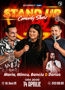 Stand Up Comedy cu Maria Popovici, Mincu, Banciu - Darius Grigorie la Club 99