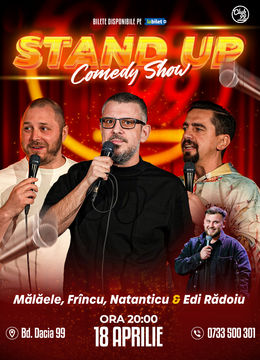 Stand Up Comedy cu Mălăele, Frînculescu, Natanticu - Edi Rădoiu la Club 99