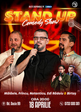 Stand Up Comedy cu Mălăele, Frînculescu, Natanticu - Edi Rădoiu si Birtaș la Club 99