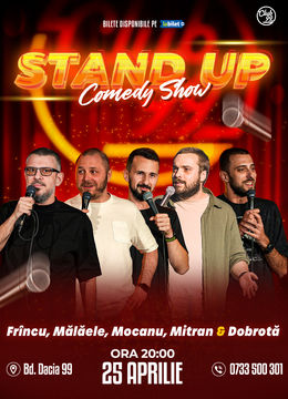 Stand Up Comedy cu Frînculescu, Mălăele, Mocanu, Mitran & Dobrotă la Club 99