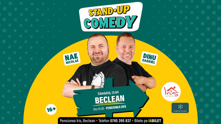 Beclean: Stand-up cu Nae Nicolae și Gabriel Dinu